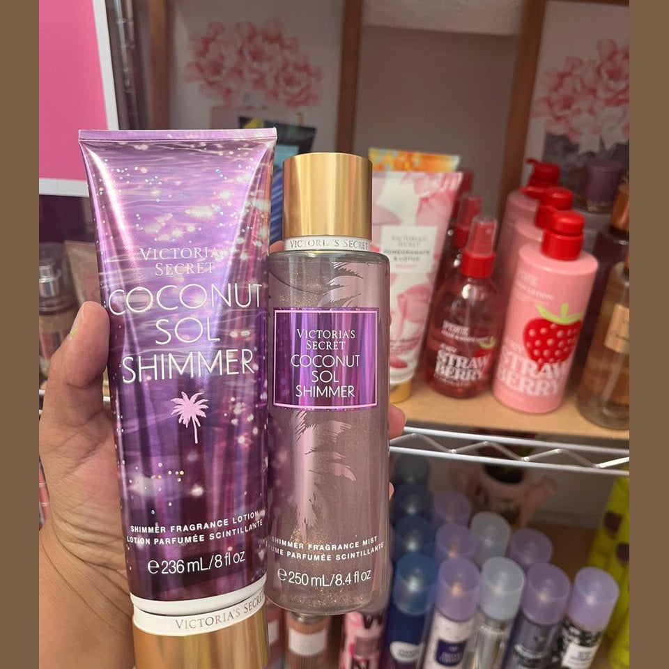 Victoria's Secret Coconut Sol Shimmer dúo