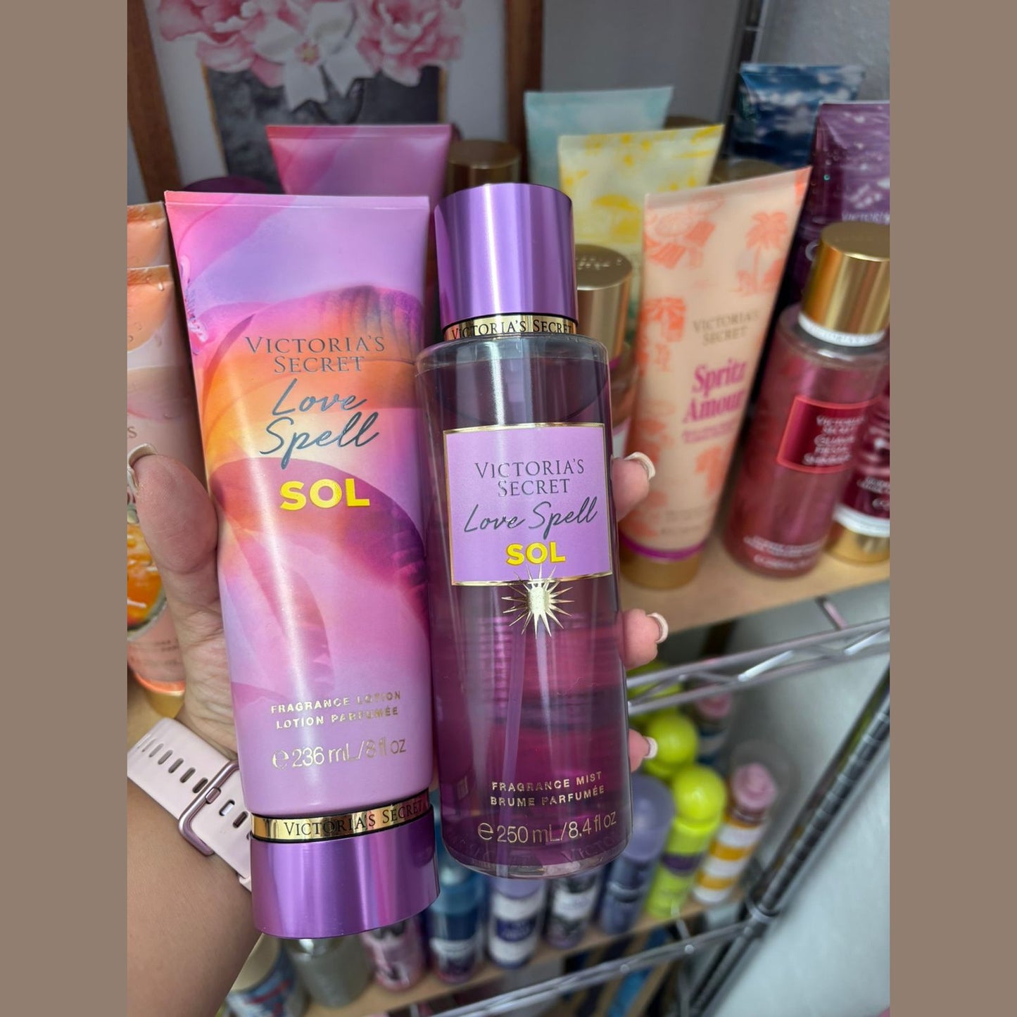Victoria’s Secret Duo Love Spell Sol (Body Mist 250 ml + Crema Corporal)