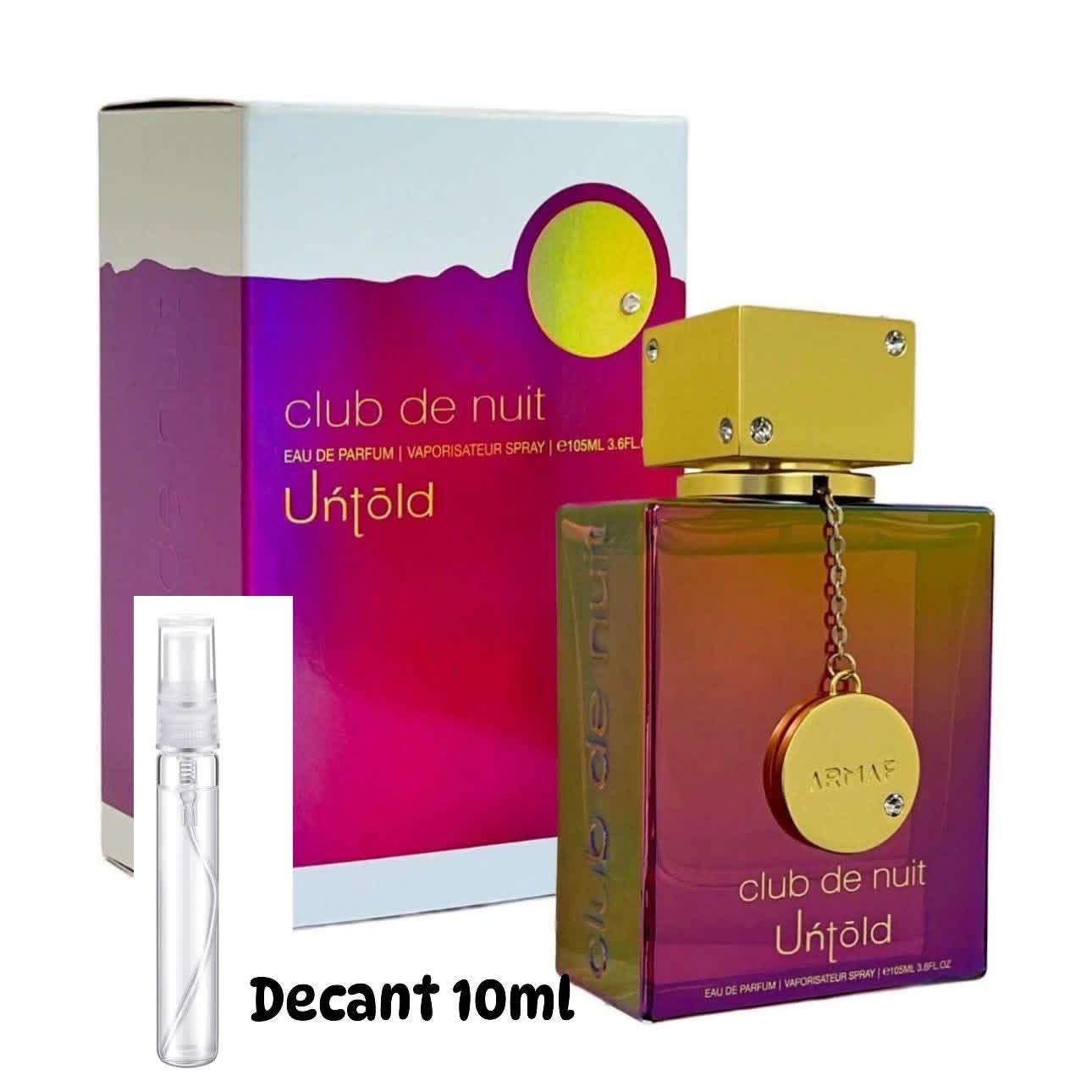Decants Club de Noit Untold Armaf 10 ml