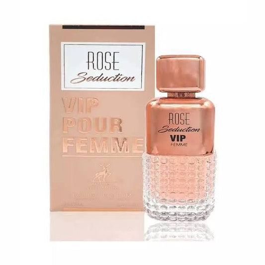Maison Alhambra Rose Seduction VIP – Pour Femme – Eau de Parfum 100 ml