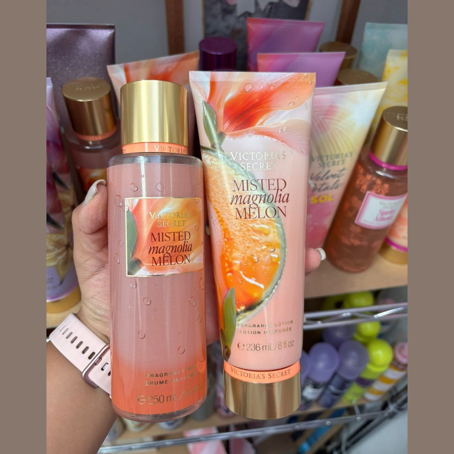 Victoria’s Secret Duo Misted Magnolia Melon (Body Mist 250 ml + Crema Corporal)
